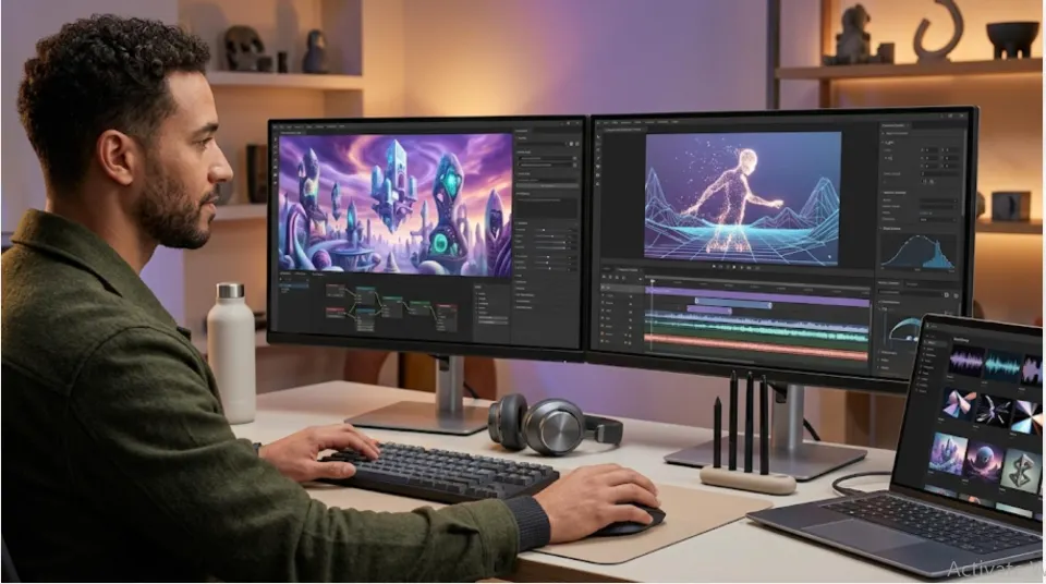 AI creator tools used for digital video and visual content production
